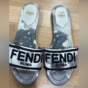 Fendi Roma Sandals Size 6.5